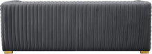 Load image into Gallery viewer, Ravish Grey Velvet Sofa