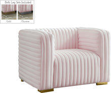 Load image into Gallery viewer, Ravish Pink Velvet Chair