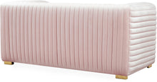 Load image into Gallery viewer, Ravish Pink Velvet Loveseat