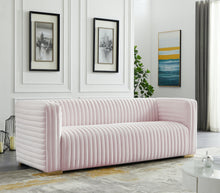 Load image into Gallery viewer, Ravish Pink Velvet Sofa