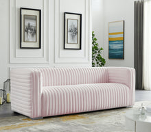 Load image into Gallery viewer, Ravish Pink Velvet Sofa