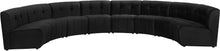 Load image into Gallery viewer, Limitless Black Velvet 8pc. Modular Sectional