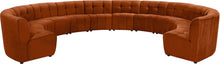 Load image into Gallery viewer, Limitless Cognac Velvet 12pc. Modular Sectional