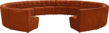 Load image into Gallery viewer, Limitless Cognac Velvet 14pc. Modular Sectional
