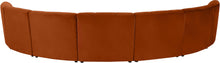 Load image into Gallery viewer, Limitless Cognac Velvet 7pc. Modular Sectional