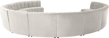 Load image into Gallery viewer, Limitless Cream Velvet 12pc. Modular Sectional