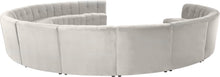 Load image into Gallery viewer, Limitless Cream Velvet 13pc. Modular Sectional
