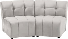 Load image into Gallery viewer, Limitless Cream Velvet 2pc. Modular Sectional