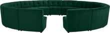 Load image into Gallery viewer, Limitless Green Velvet 15pc. Modular Sectional
