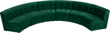 Load image into Gallery viewer, Limitless Green Velvet 6pc. Modular Sectional