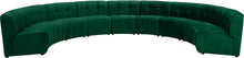 Load image into Gallery viewer, Limitless Green Velvet 9pc. Modular Sectional