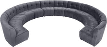 Load image into Gallery viewer, Limitless Grey Velvet 12pc. Modular Sectional