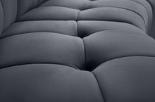 Load image into Gallery viewer, Limitless Grey Velvet 9pc. Modular Sectional