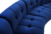 Load image into Gallery viewer, Limitless Navy Velvet 3pc. Modular Sectional