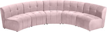 Load image into Gallery viewer, Limitless Pink Velvet 5pc. Modular Sectional
