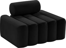 Load image into Gallery viewer, Melody Black Velvet Chair