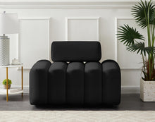 Load image into Gallery viewer, Melody Black Velvet Chair