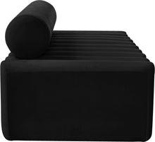Load image into Gallery viewer, Melody Black Velvet Sofa