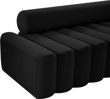 Load image into Gallery viewer, Melody Black Velvet Chair