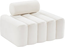 Load image into Gallery viewer, Melody Cream Velvet Chair