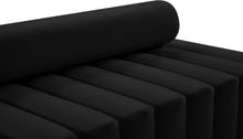 Load image into Gallery viewer, Melody Black Velvet Chair