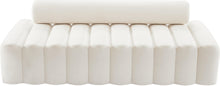 Load image into Gallery viewer, Melody Cream Velvet Sofa
