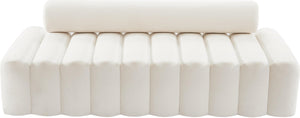 Melody Cream Velvet Sofa