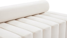 Load image into Gallery viewer, Melody Cream Velvet Loveseat