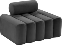 Load image into Gallery viewer, Melody Grey Velvet Chair