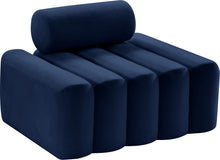 Load image into Gallery viewer, Melody Navy Velvet Chair