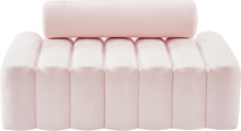 Load image into Gallery viewer, Melody Pink Velvet Loveseat