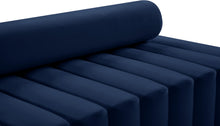 Load image into Gallery viewer, Melody Navy Velvet Chair