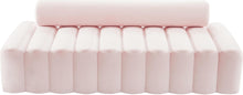Load image into Gallery viewer, Melody Pink Velvet Sofa