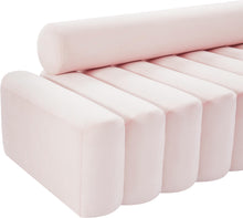 Load image into Gallery viewer, Melody Pink Velvet Loveseat