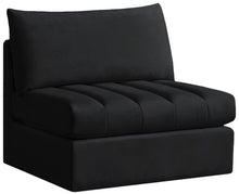 Load image into Gallery viewer, Jacob Black Velvet Armless