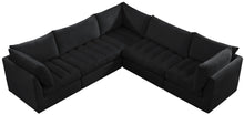 Load image into Gallery viewer, Jacob Black Velvet Modular Sectional