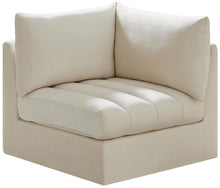 Load image into Gallery viewer, Jacob Cream Velvet Corner