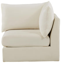 Load image into Gallery viewer, Jacob Cream Velvet Corner