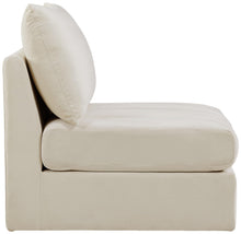 Load image into Gallery viewer, Jacob Cream Velvet Armless