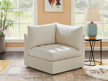Load image into Gallery viewer, Jacob Cream Velvet Corner