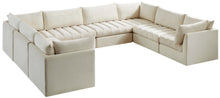 Load image into Gallery viewer, Jacob Cream Velvet Modular Sectional