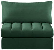 Load image into Gallery viewer, Jacob Green Velvet Armless