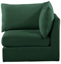 Load image into Gallery viewer, Jacob Green Velvet Corner