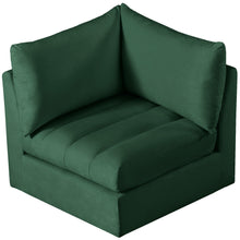 Load image into Gallery viewer, Jacob Green Velvet Corner