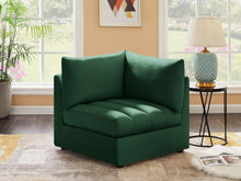 Load image into Gallery viewer, Jacob Green Velvet Corner