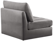 Load image into Gallery viewer, Jacob Grey Velvet Armless