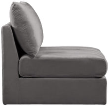 Load image into Gallery viewer, Jacob Grey Velvet Armless
