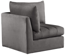 Load image into Gallery viewer, Jacob Grey Velvet Corner