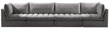 Load image into Gallery viewer, Jacob Grey Velvet Modular Sofa