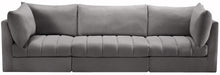 Load image into Gallery viewer, Jacob Grey Velvet Modular Sofa